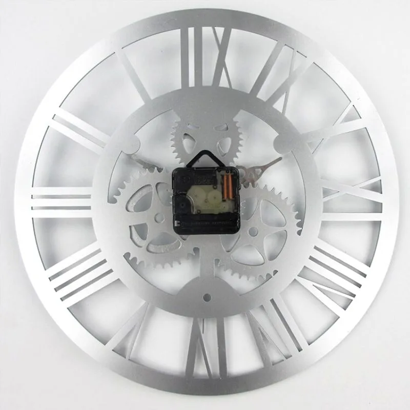 Aanzicht 4 — Steampunk horloge – vintage grijs