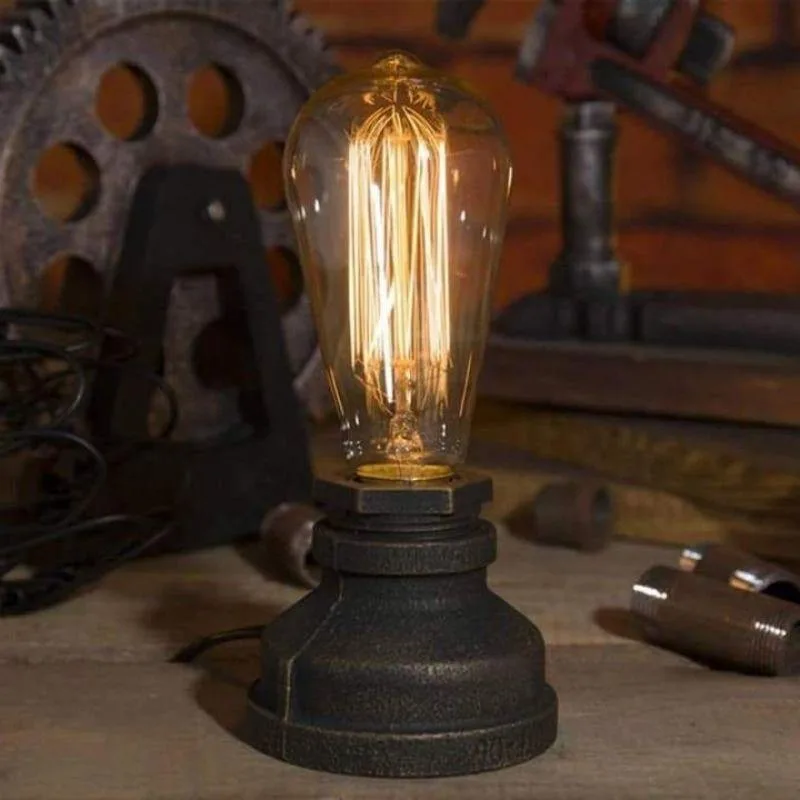 Aanzicht 4 — Steampunk lamp – bureau