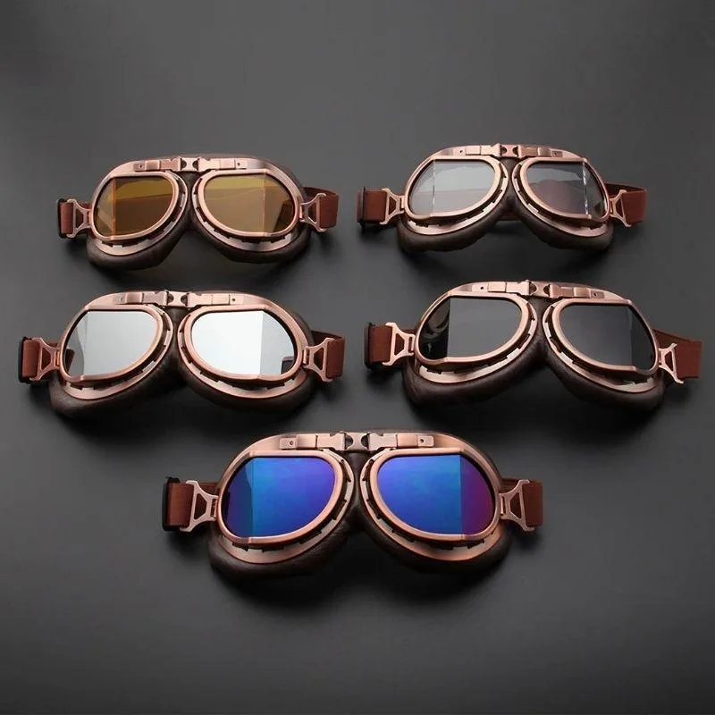 Aanzicht 4 — Steampunk bril – pilotenstijl