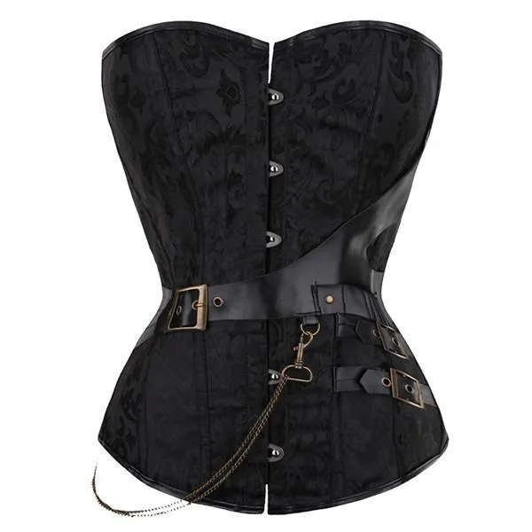 Aanzicht 4 — Steampunk korset – piratenstijl