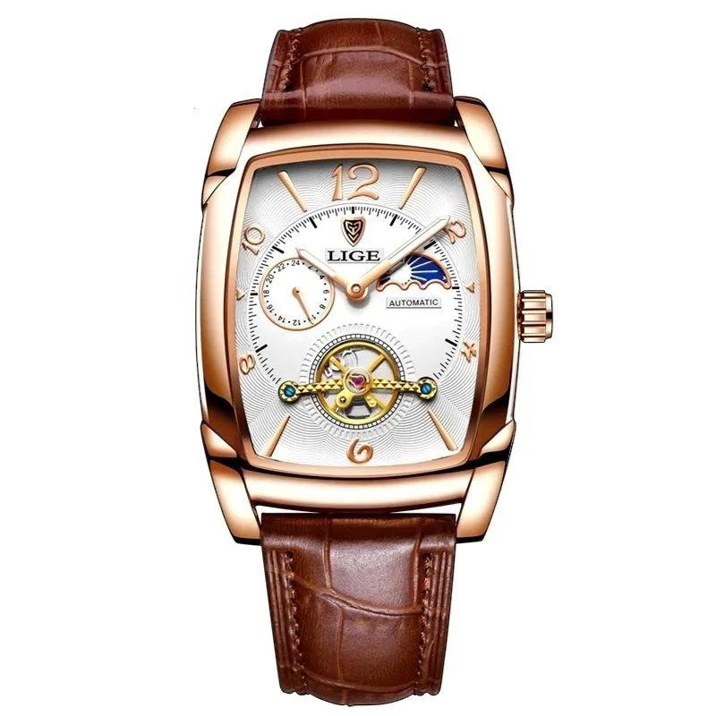 Horloge voor heren – rechthoekig elegante stijl