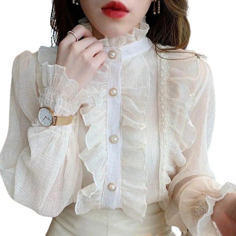 Aanzicht 4 — Blouse – Victoriaans met ruches