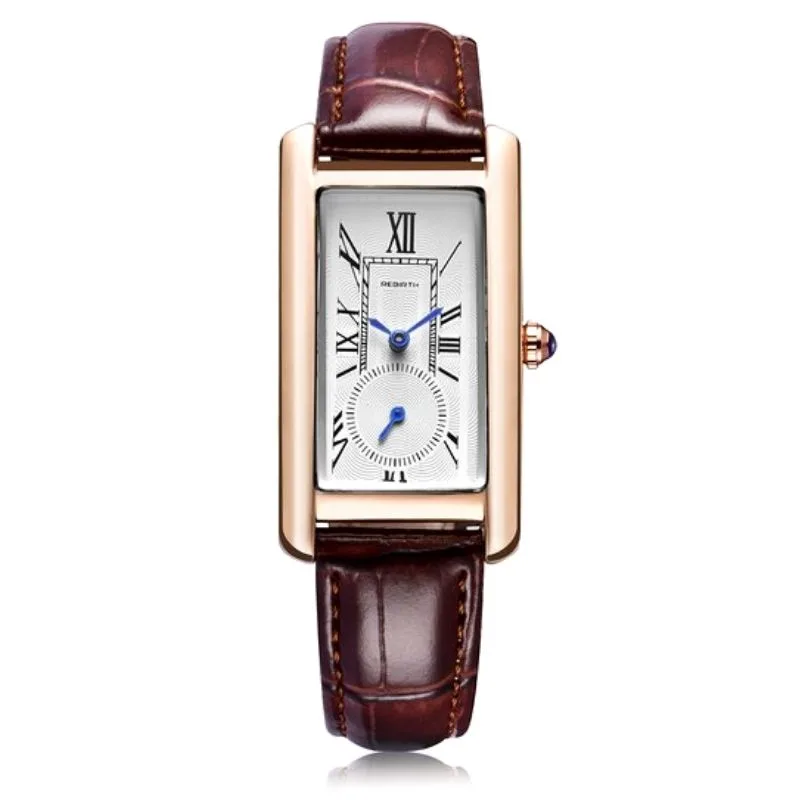 Aanzicht 6 — Horloge voor dames – rechthoekig vintage