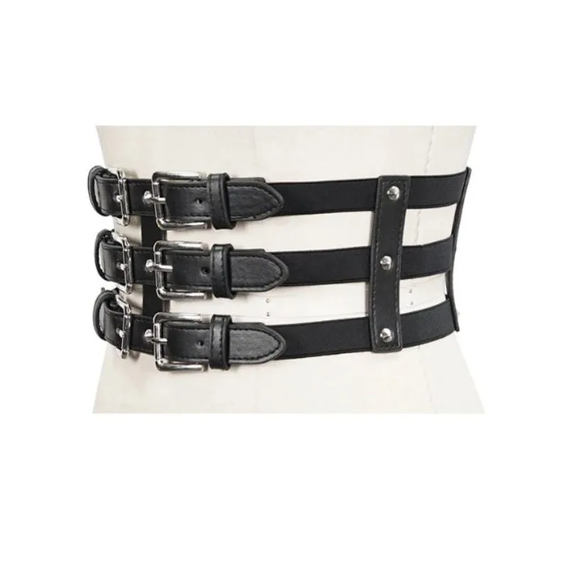 Aanzicht 5 — Tailleriem voor dames – gothic