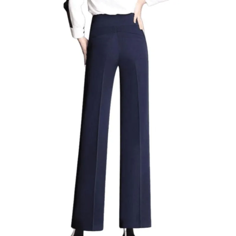 Aanzicht 4 — Broek voor dames – vintage hoge tailleband