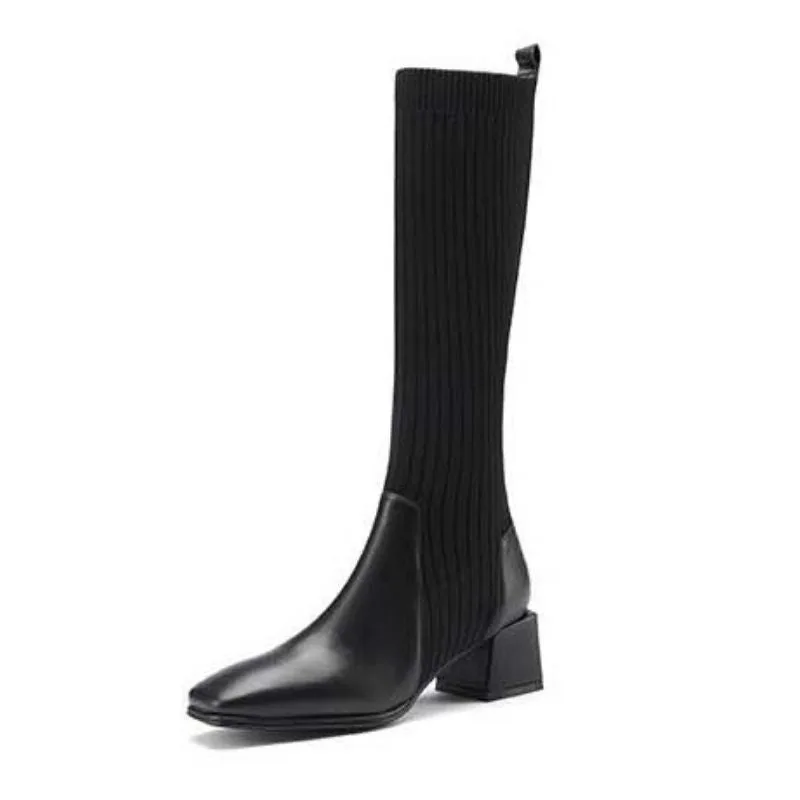 Sockboots – zwart