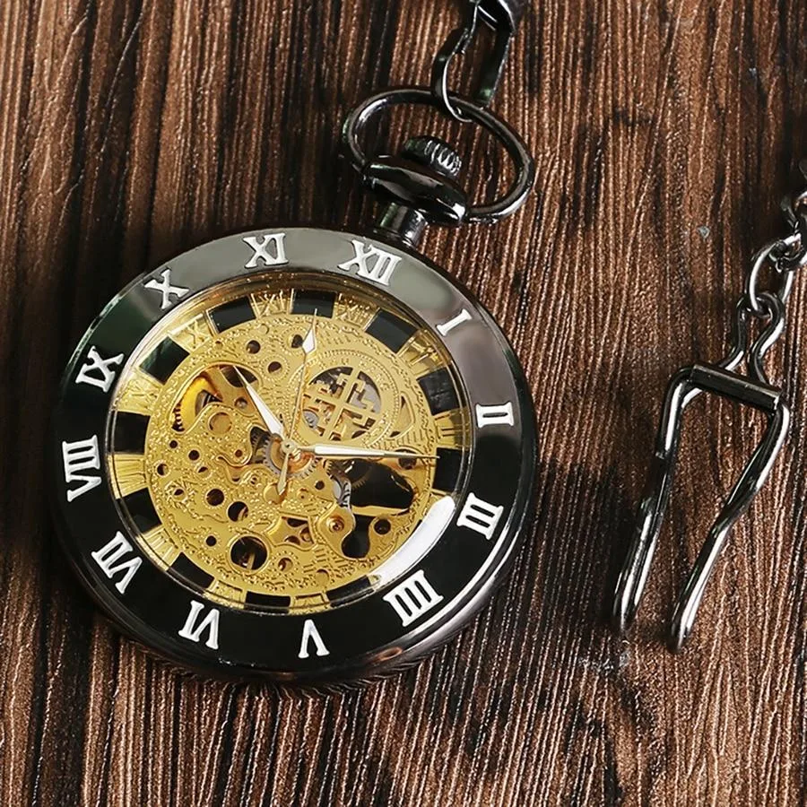 Aanzicht 3 — Zakhorloge – skelet antieke uitstraling