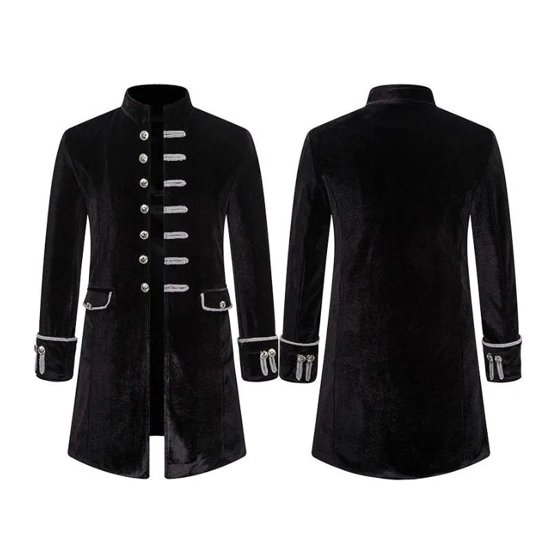 Aanzicht 2 — Steampunk jas – gothic lang
