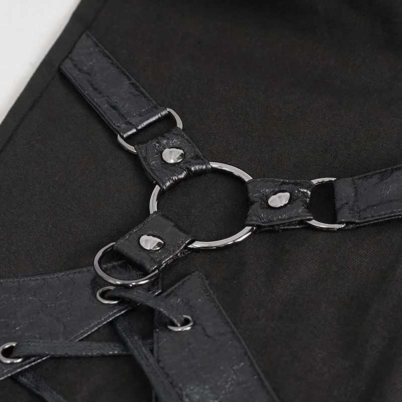 Aanzicht 6 — Broek voor dames – punk gothic