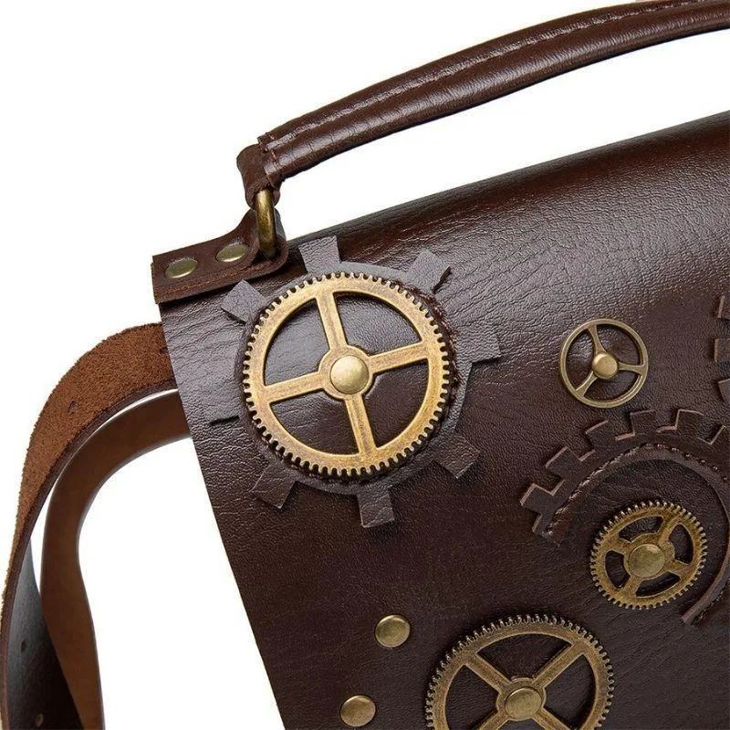 Aanzicht 9 — Steampunk tas – schouderriem