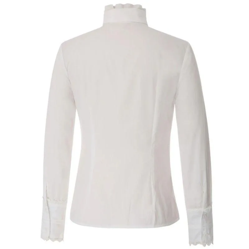 Aanzicht 4 — Blouse voor dames – kraag Victoriaans