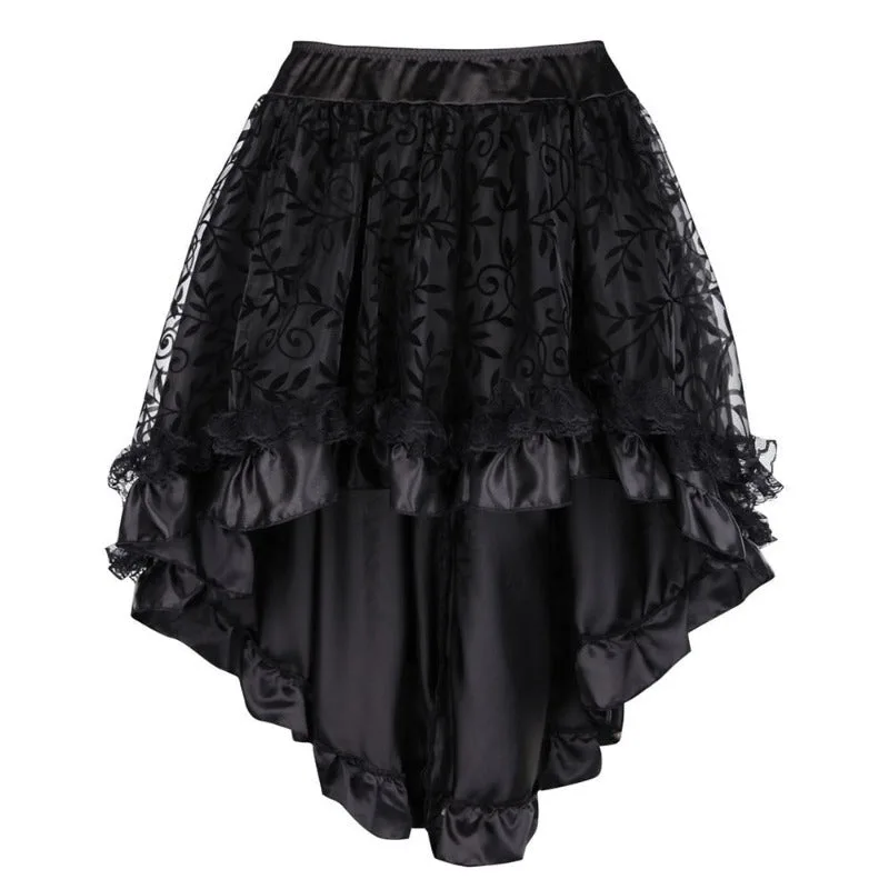 Aanzicht 2 — Rok – tule gothic