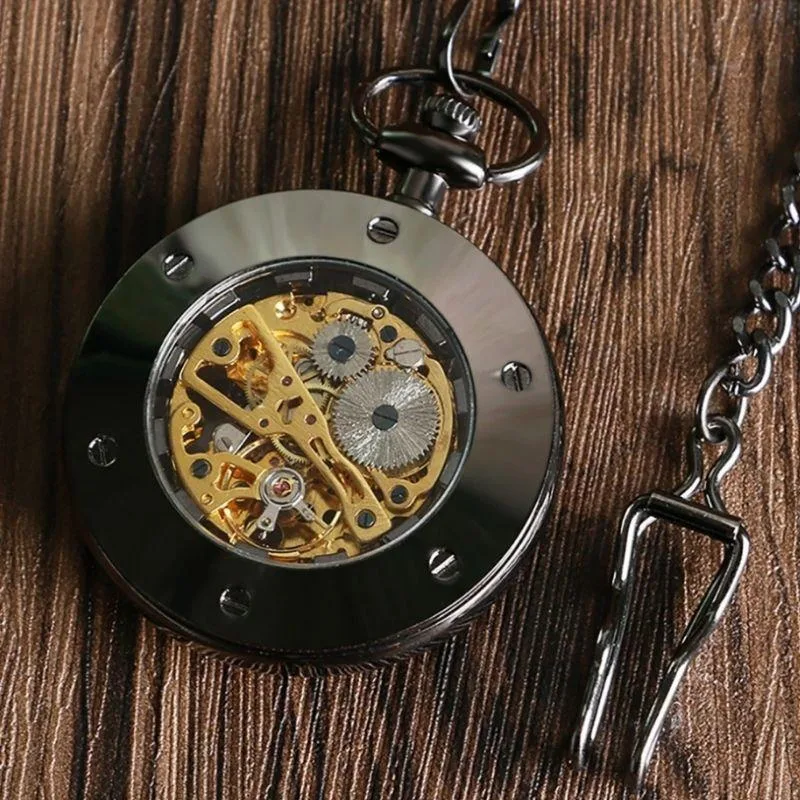 Aanzicht 2 — Zakhorloge – skelet antieke uitstraling