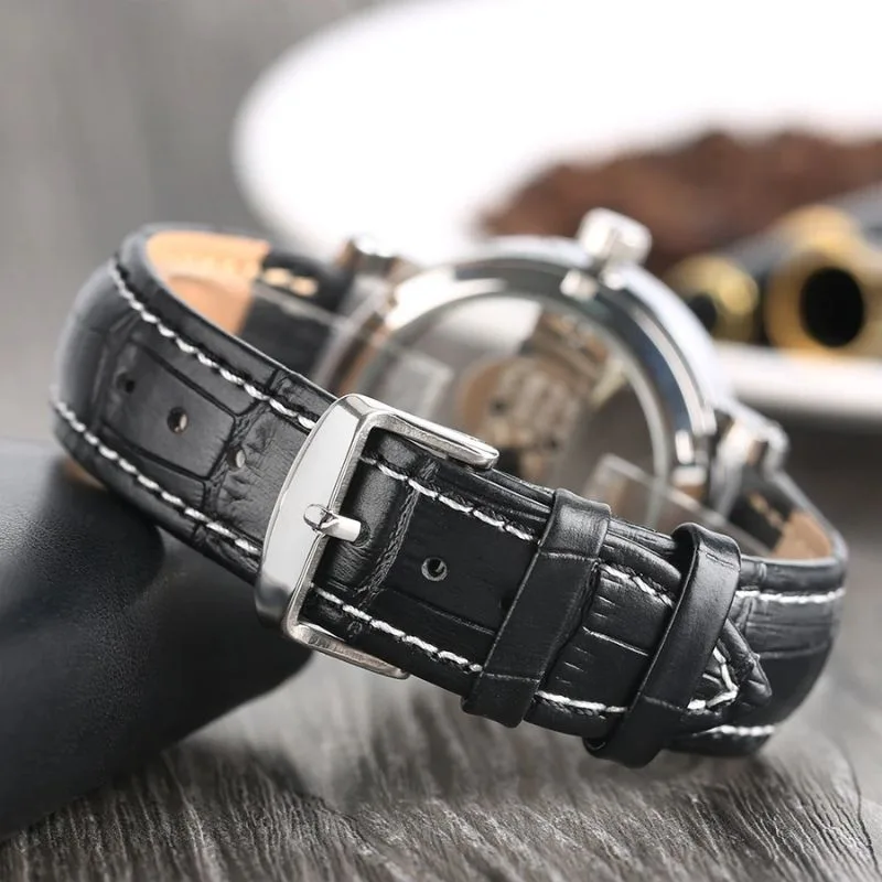 Aanzicht 9 — Skeleton horloge voor heren – transparant