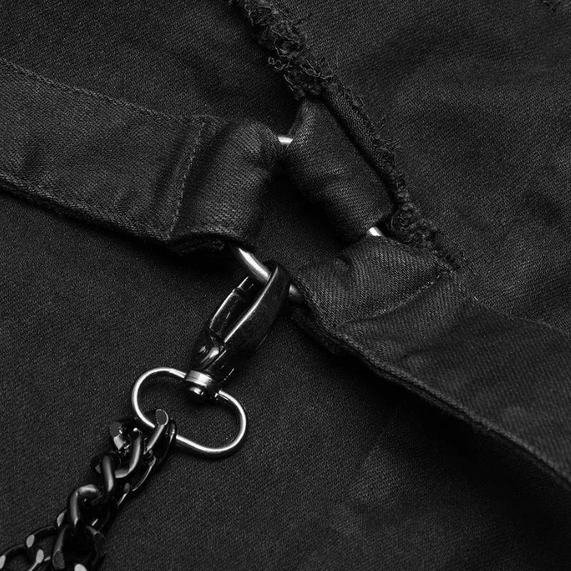 Aanzicht 5 — Broek voor heren – punk gothic