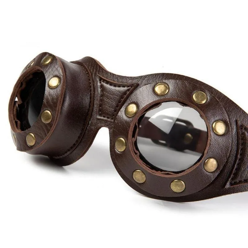 Aanzicht 2 — Steampunk bril – PU