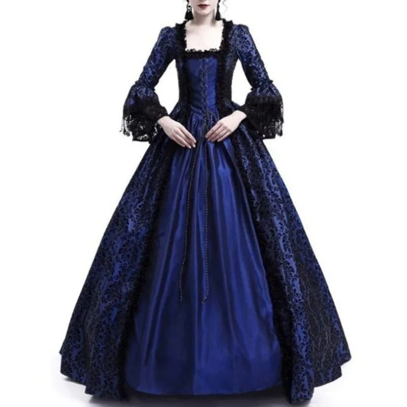 Jurk – Victoriaanse stijl blauw