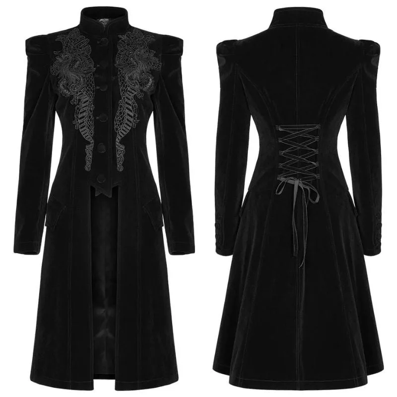 Aanzicht 5 — Mantel voor dames – gekledene jas gothic