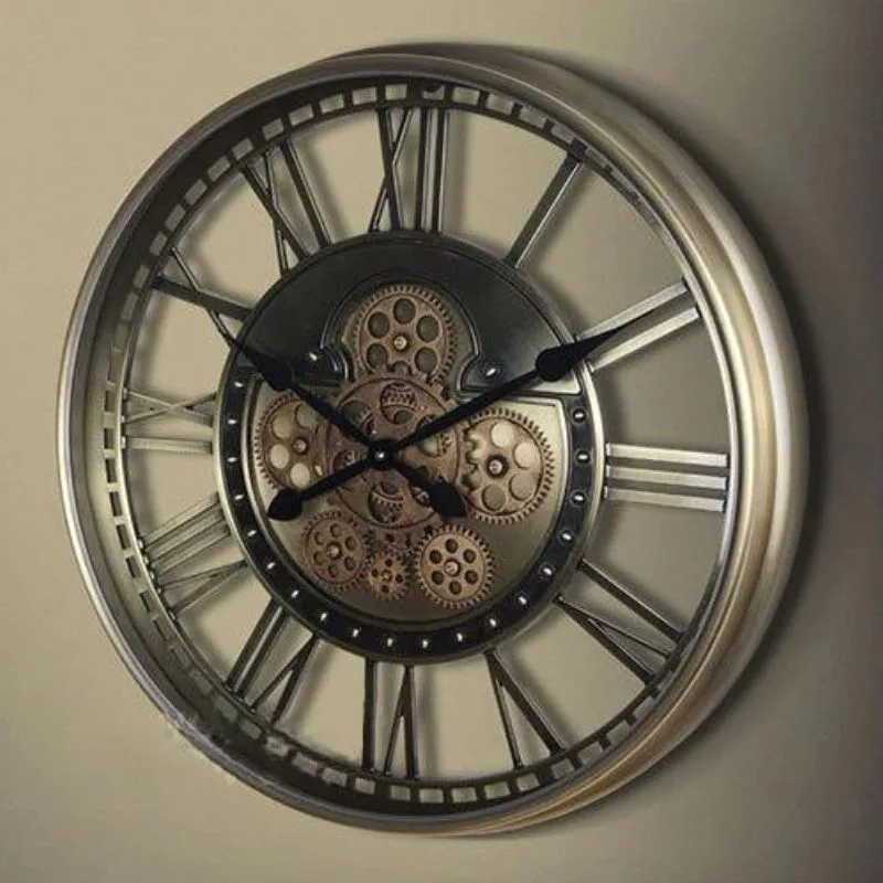 Aanzicht 4 — Steampunk horloge – vintage zichtbaar uurwerk