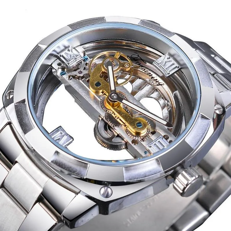 Steampunk horloge – wijzerplaat transparant