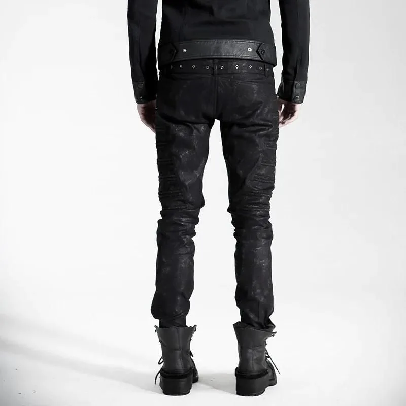 Aanzicht 2 — Broek – militaire stijl punk