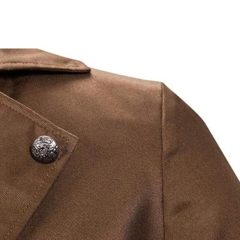 Aanzicht 6 — Steampunk jas voor heren – gekledene jas