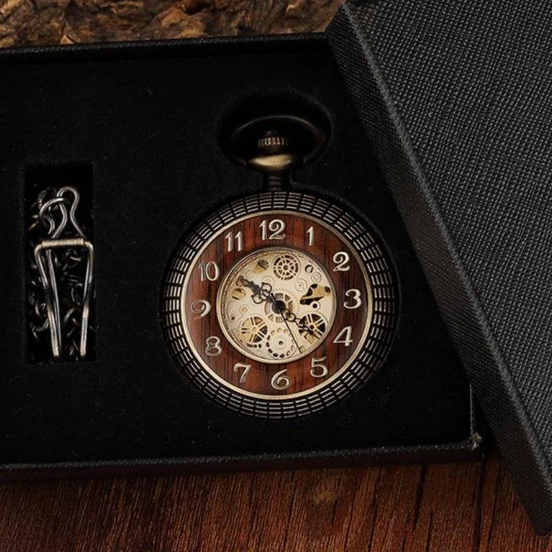 Aanzicht 4 — Steampunk zakhorloge – zonder batterij