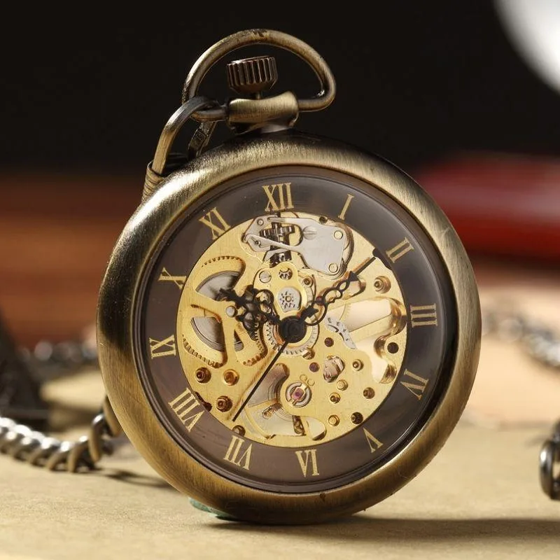 Aanzicht 3 — Zakhorloge – bronskleurig