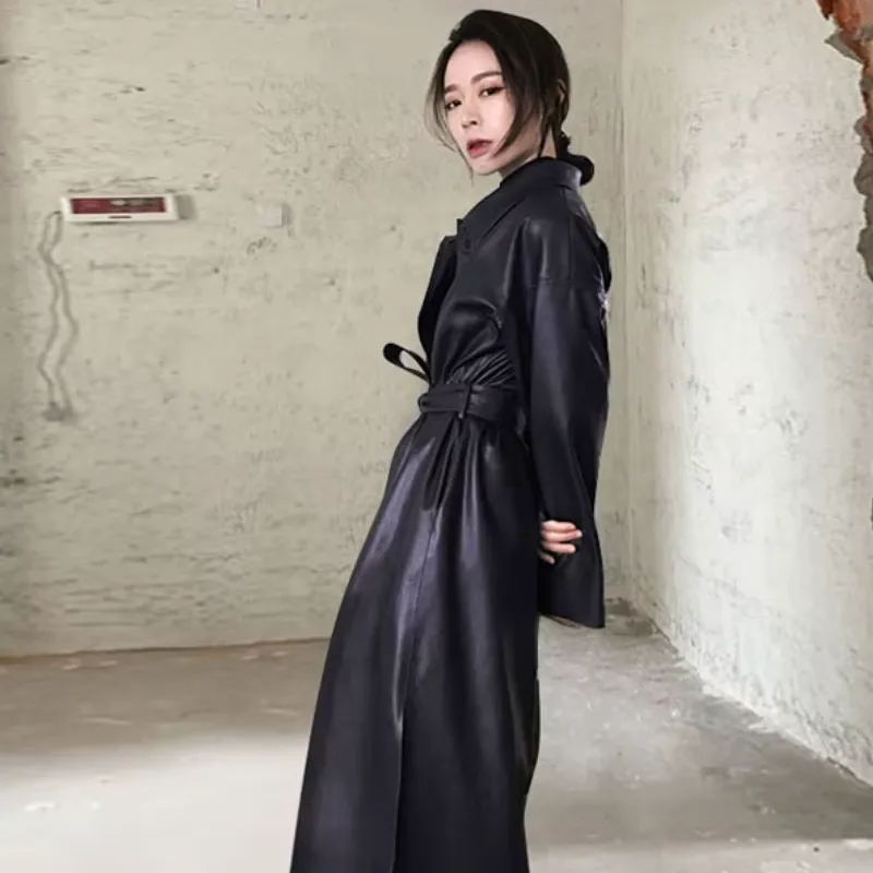 Aanzicht 5 — Mantel – trench jas Oversize van PU