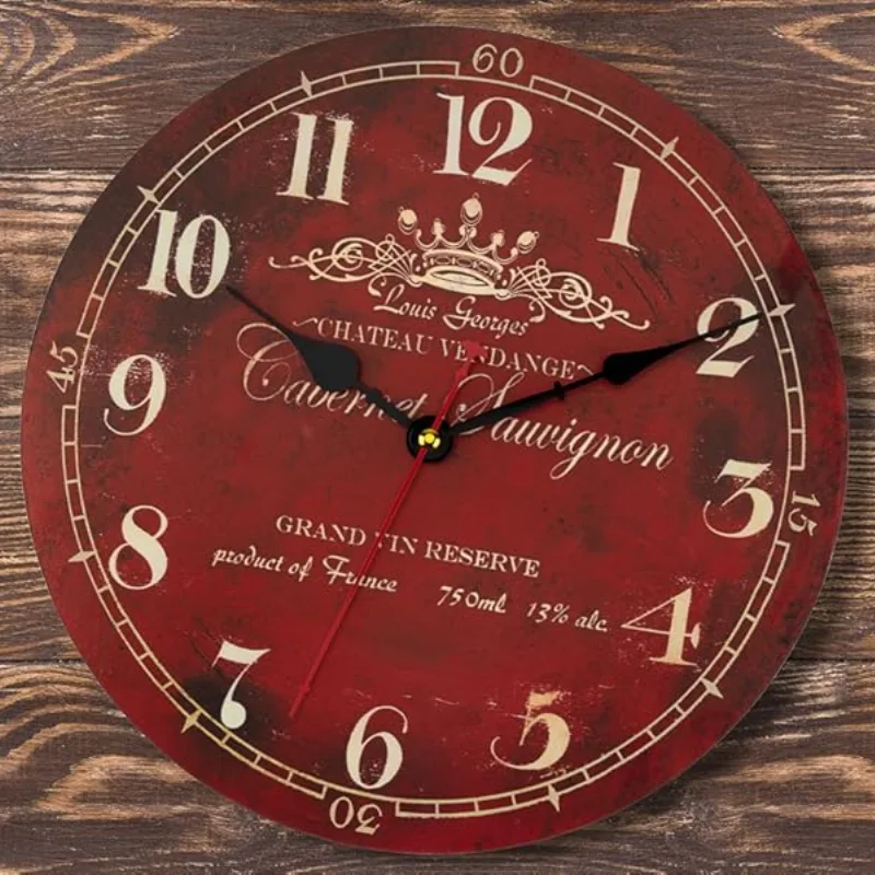 Aanzicht 7 — Steampunk horloge – vintage rood