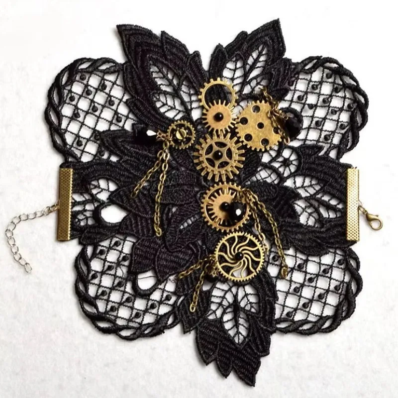 Aanzicht 5 — Steampunk armband voor dames