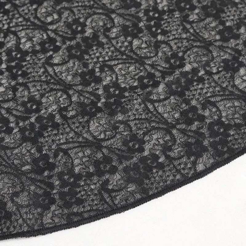 Aanzicht 8 — Blouse met jabot gothic voor dames