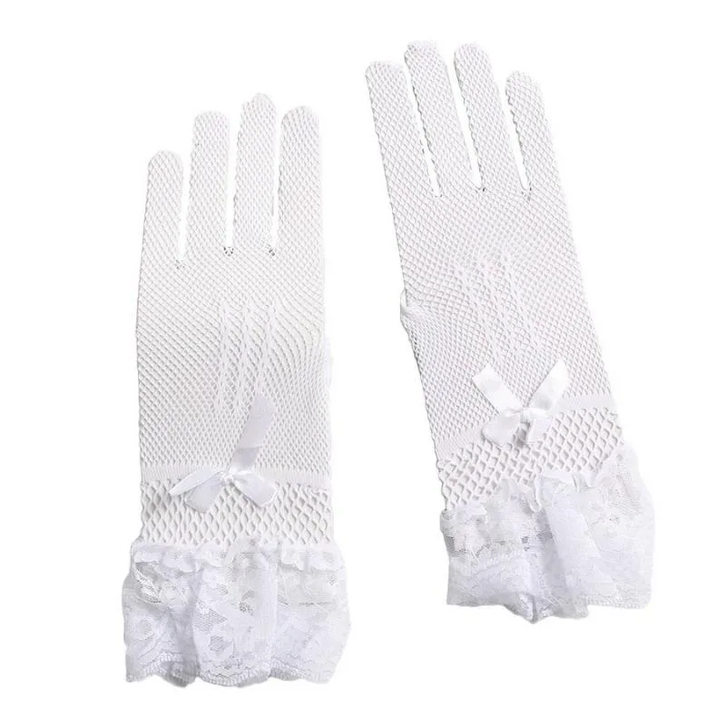Handschoen – kant wit