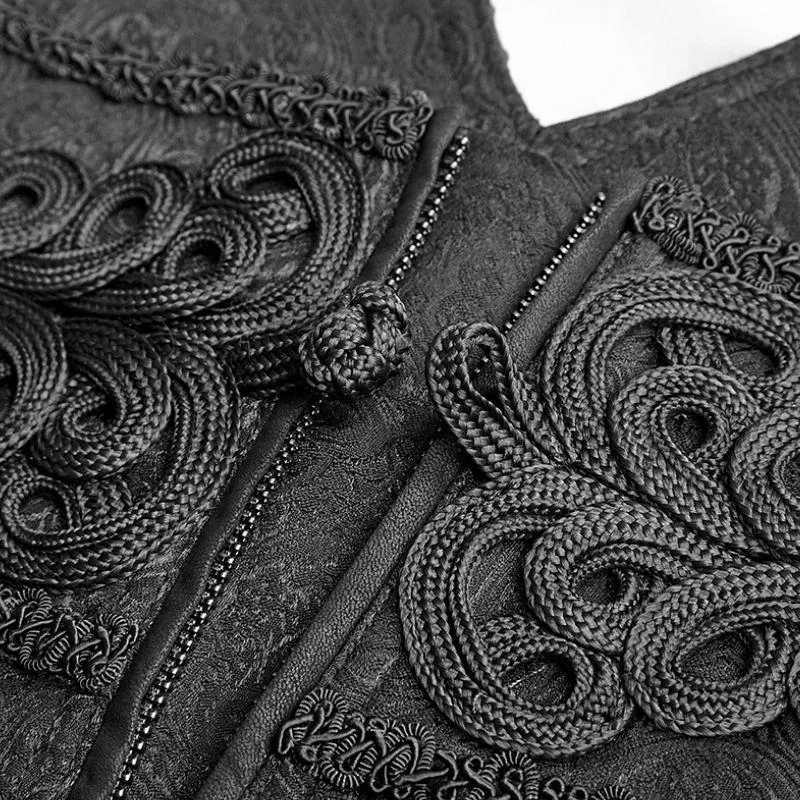 Aanzicht 5 — Steampunk broek – hoge tailleband vintage
