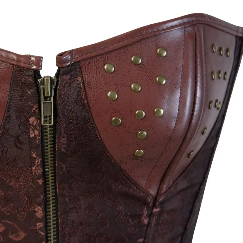 Aanzicht 4 — Steampunk korset – bustier