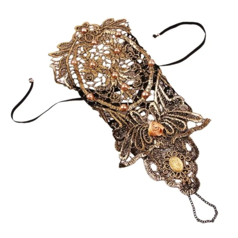 Aanzicht 2 — Steampunk armmanchet