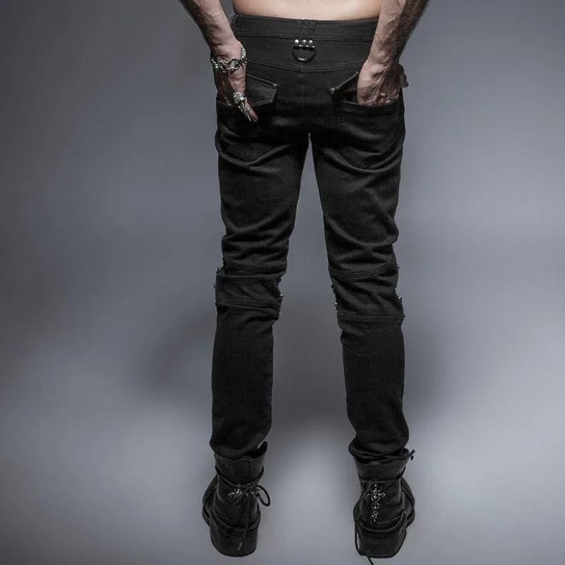 Aanzicht 4 — Steampunk broek – gothic punk RAVE