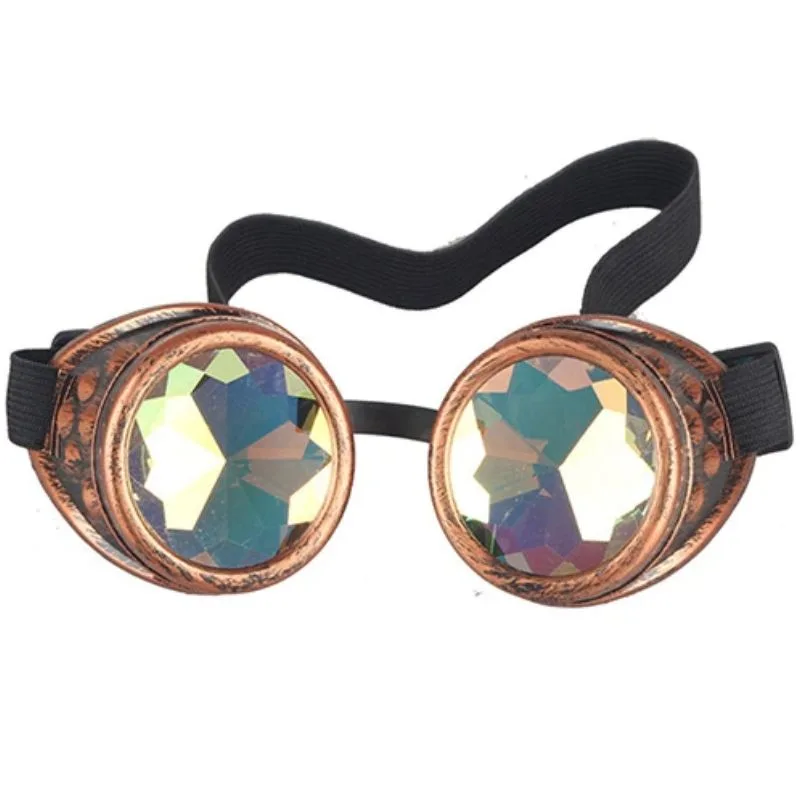 Aanzicht 3 — Steampunk bril – kaleidoscoop