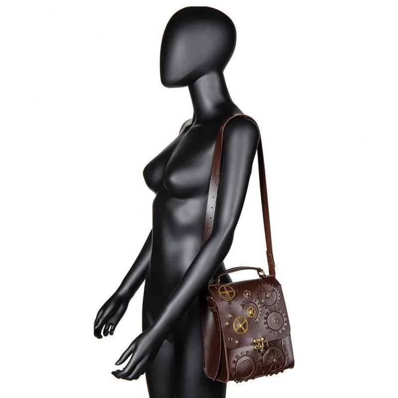 Aanzicht 3 — Steampunk tas – schouderriem