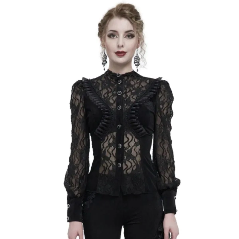 Aanzicht 8 — Blouse voor dames – gothic – model 2