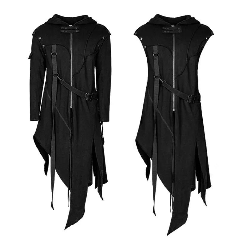 Aanzicht 4 — Steampunk jas – piratenstijl trench jas