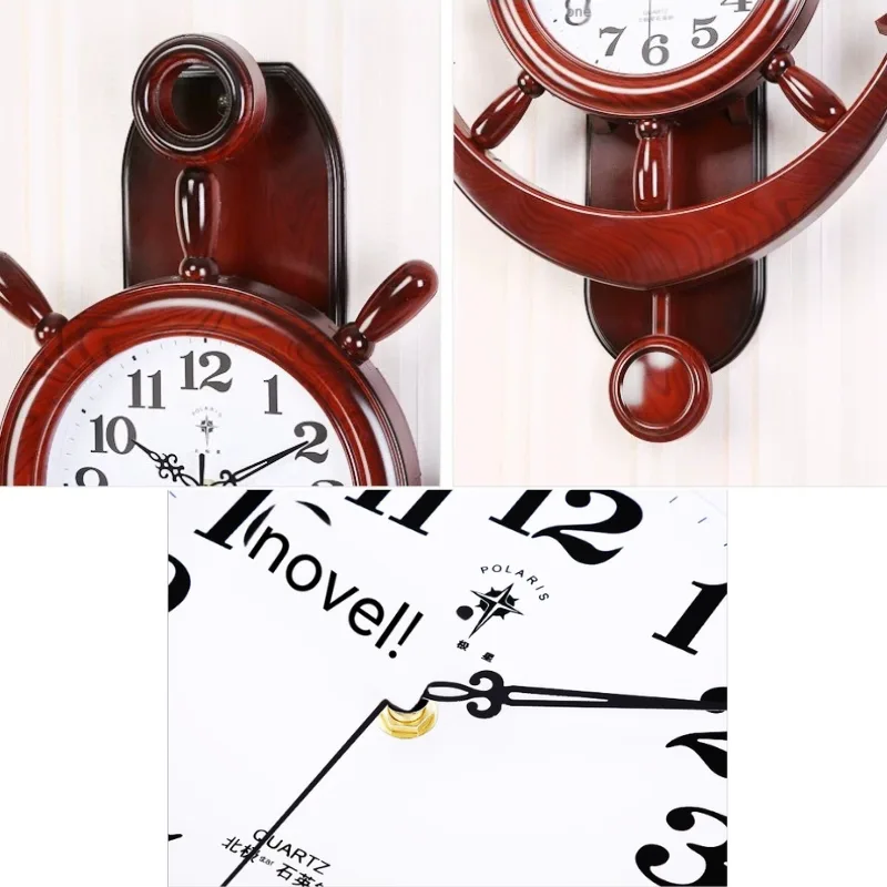 Aanzicht 9 — Steampunk horloge – stuurwiel