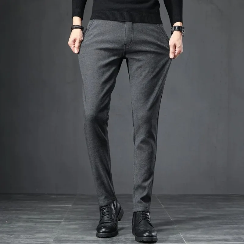Aanzicht 3 — Broek voor heren – Tweed grijs
