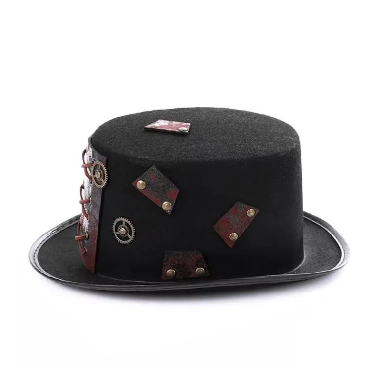 Aanzicht 4 — Steampunk hoed – in antieke uitstraling