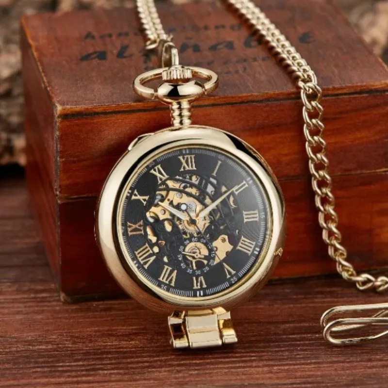 Aanzicht 5 — Steampunk zakhorloge – mechanisch