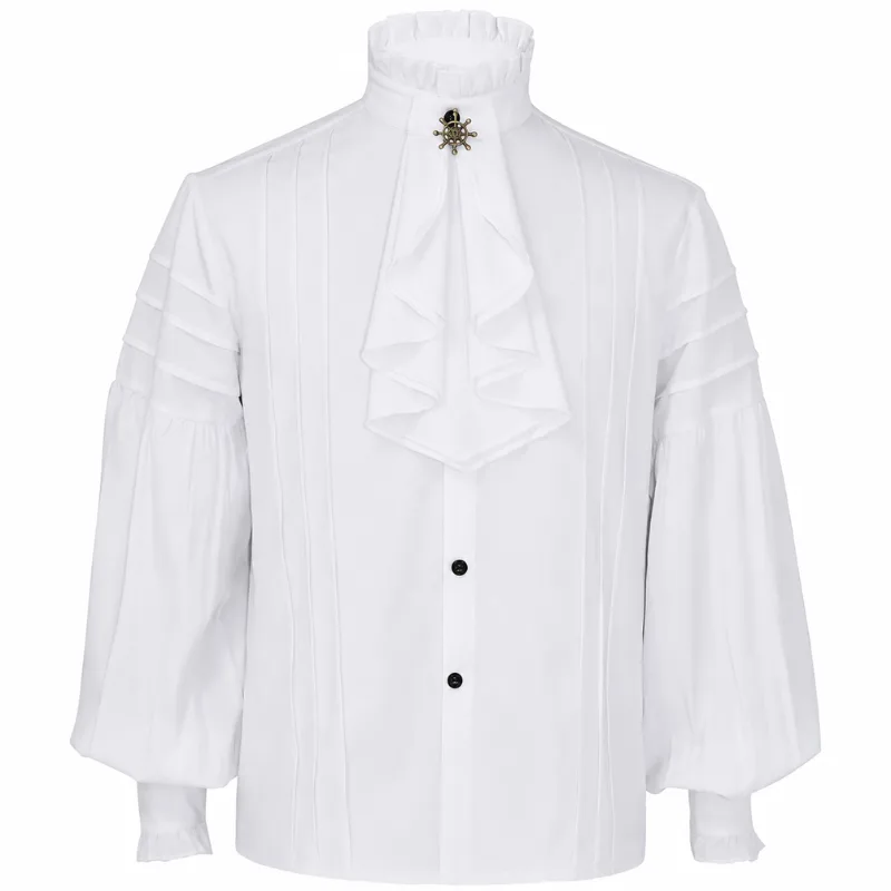 Steampunk overhemd voor heren – met Jabot