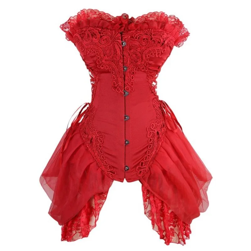 Korset voor dames – retro rood