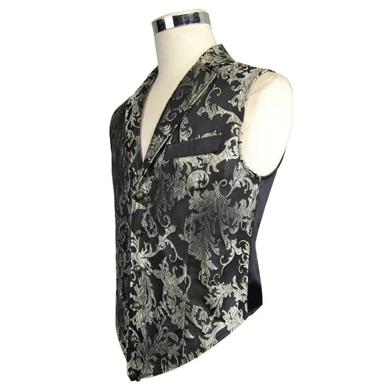 Aanzicht 4 — Steampunk gilet – korset vintage