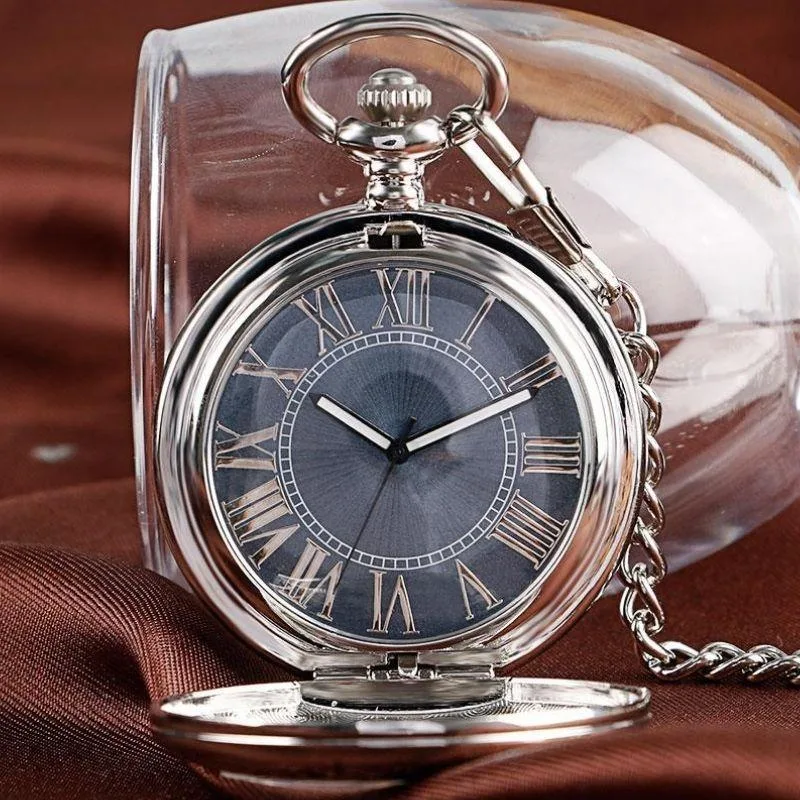 Aanzicht 6 — Steampunk zakhorloge – half Hunter