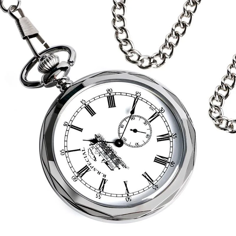 Aanzicht 2 — Zakhorloge – met springdeksel antieke uitstraling